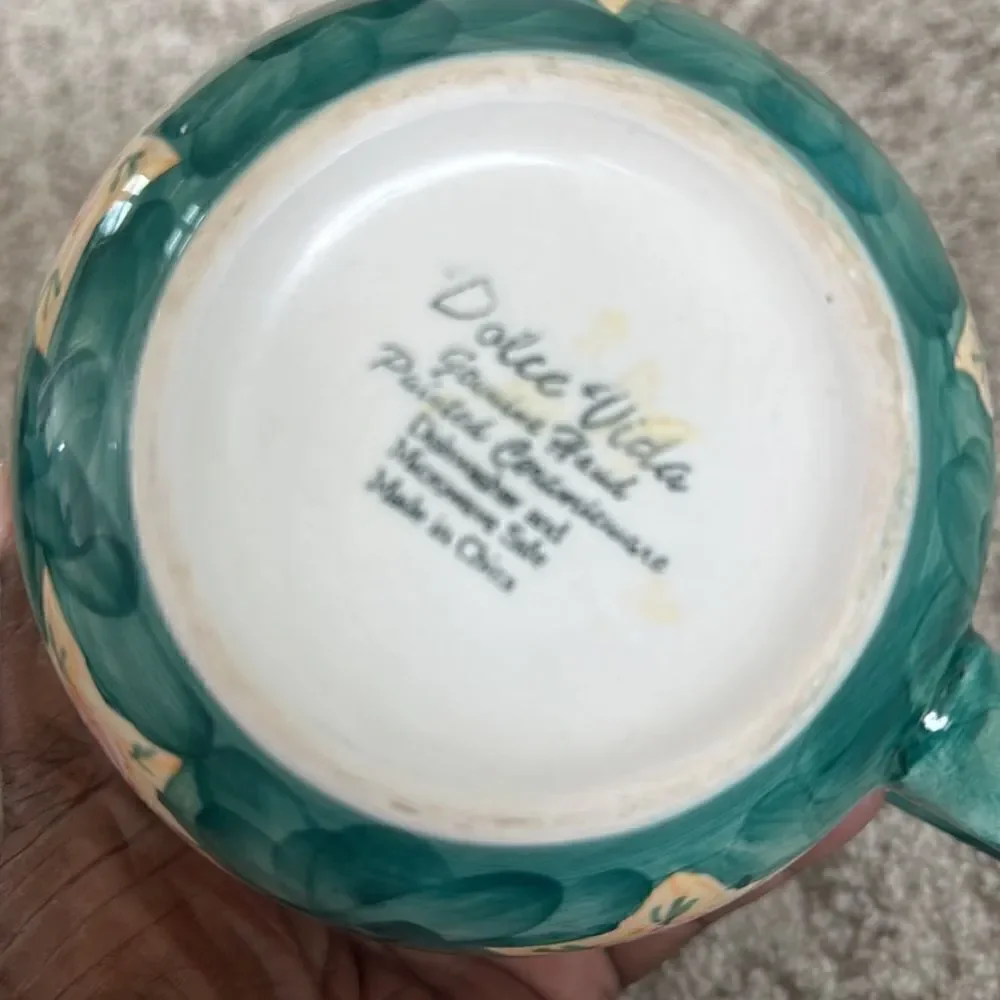 Dolce Vida Large Hand Painted Mug - Picture 4 of 4